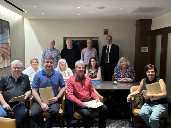 ARC’s Meghan Johnson (Middle row, second from right) with other members of the MSPA 