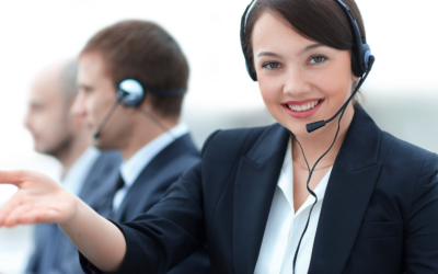 Secrets Behind Successful CX Programs - contact center woman with headset smiling